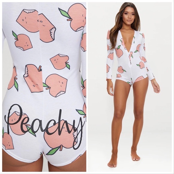CBR Other - Peachy printed PJ romper